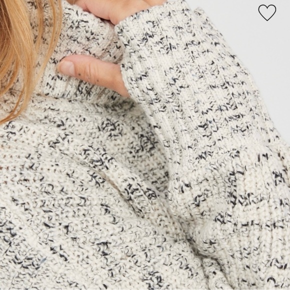 Aerie Offline Chillside Knit Slouchy Oversized Pullover Turtleneck Sweater XL - Picture 3 of 15